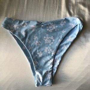 High waisted swim bottoms